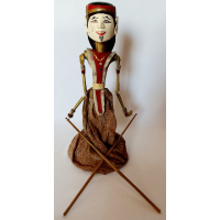 Wayang pop met bijzonder hoofd